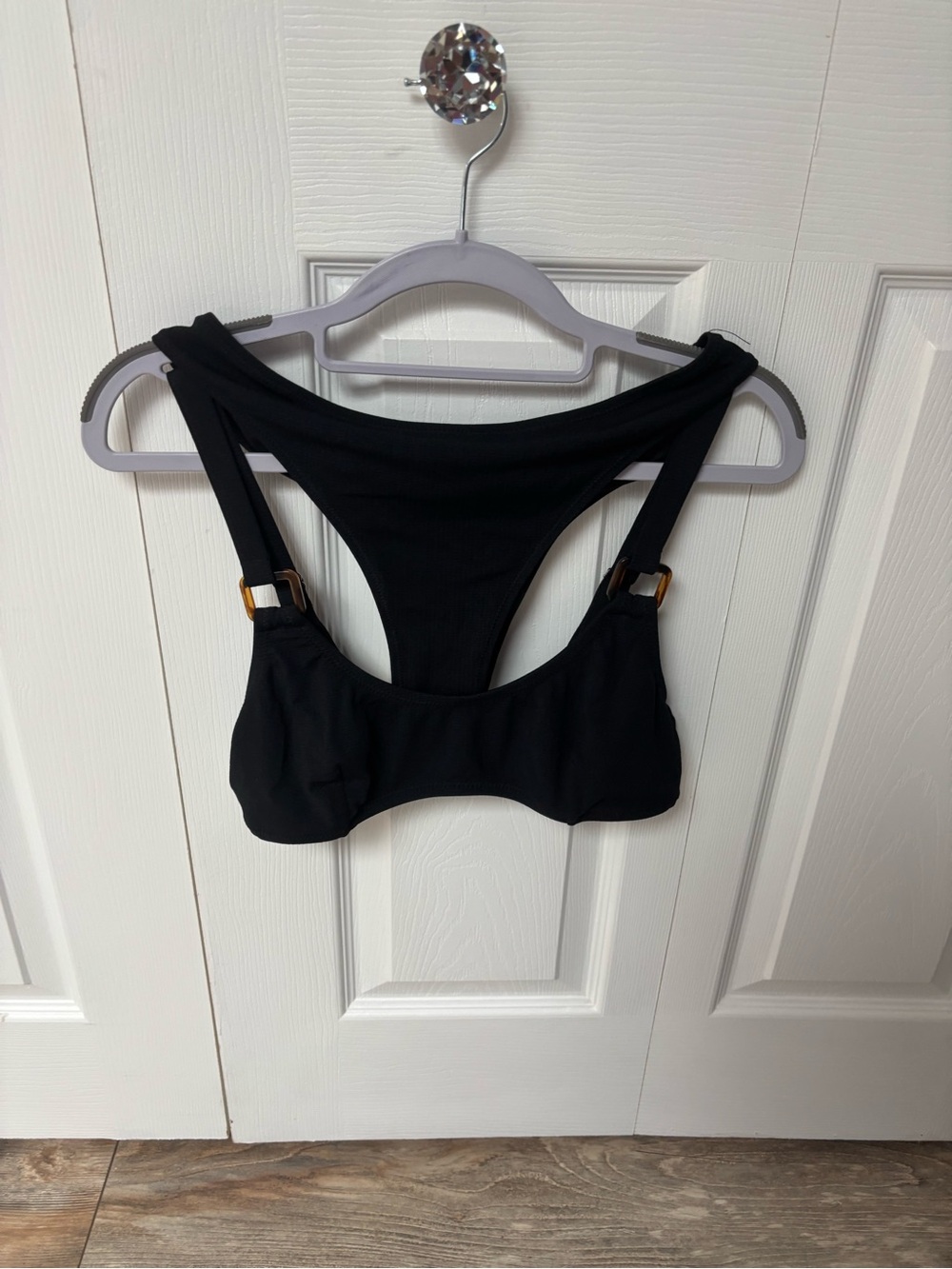 CUPSHE Black Women's Seamless Racerback Bralette